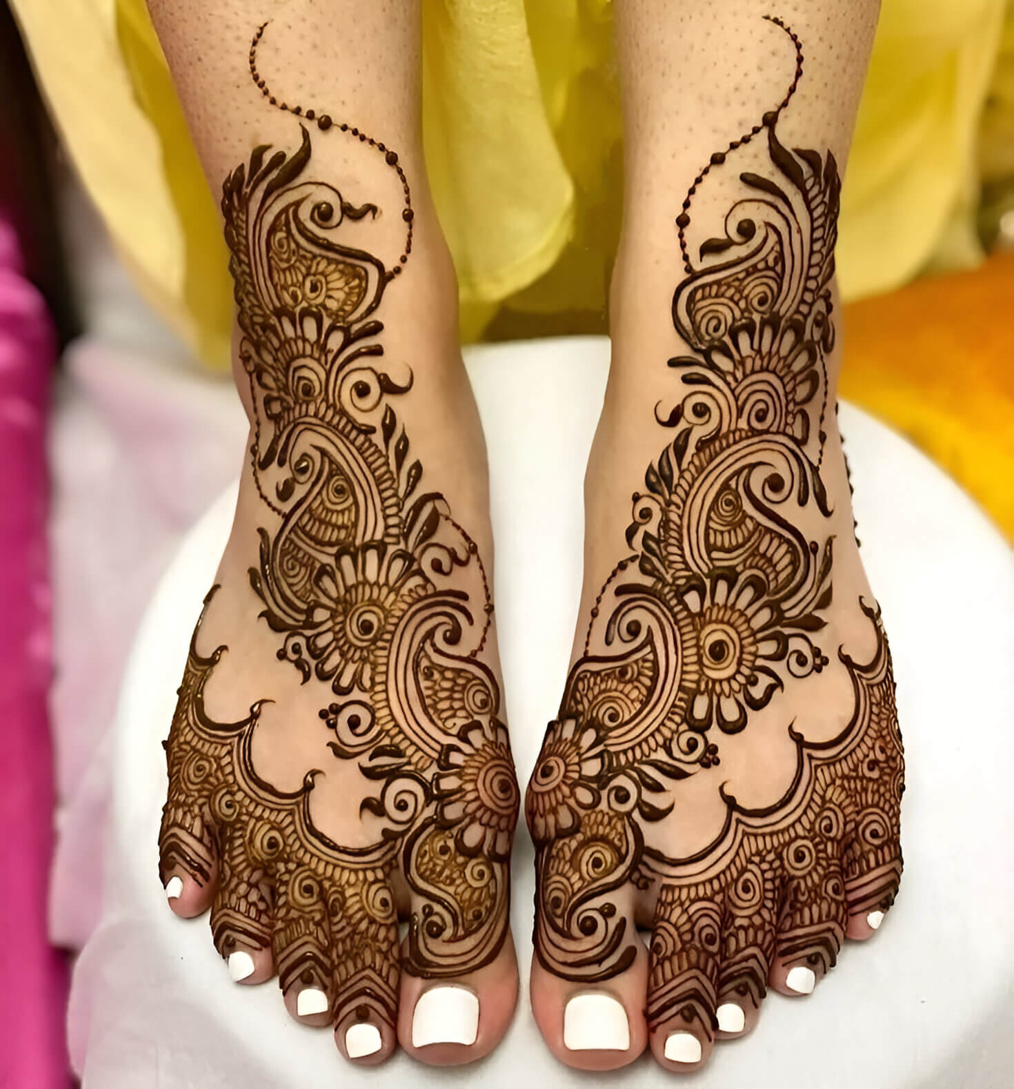 Arabic Leg Mehandi Design 3