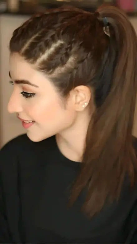 French Braid Ponytail