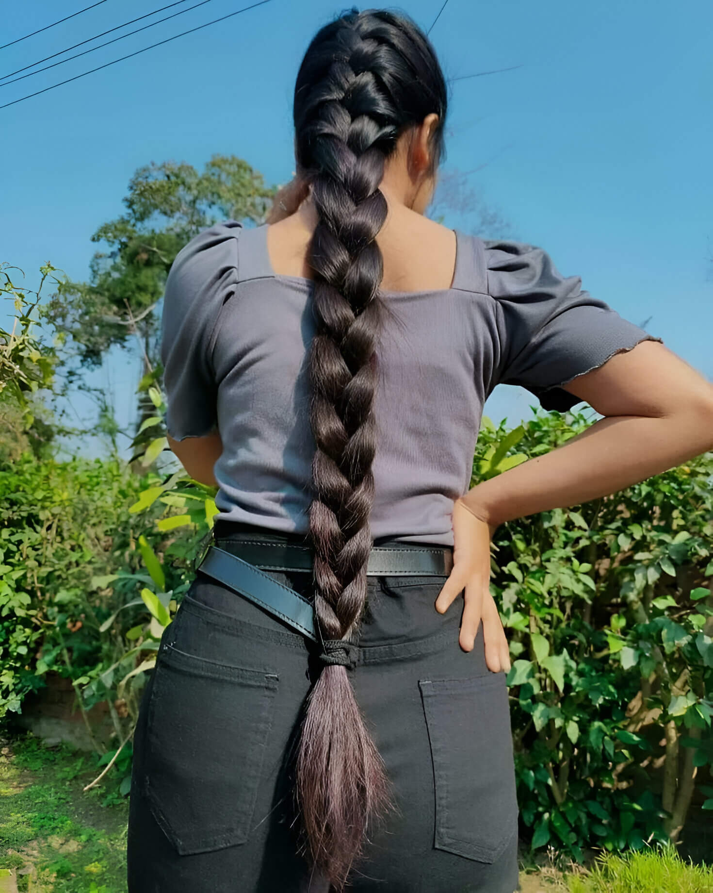 Single Braid for long hair 2