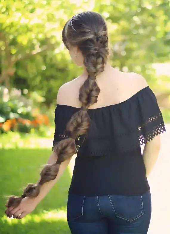 Messy Braid For Long Hair