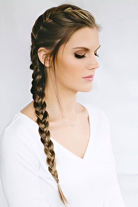 Single Braid for long hair 6