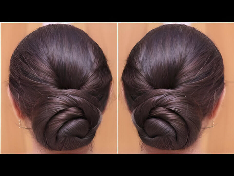 simple low bun 1