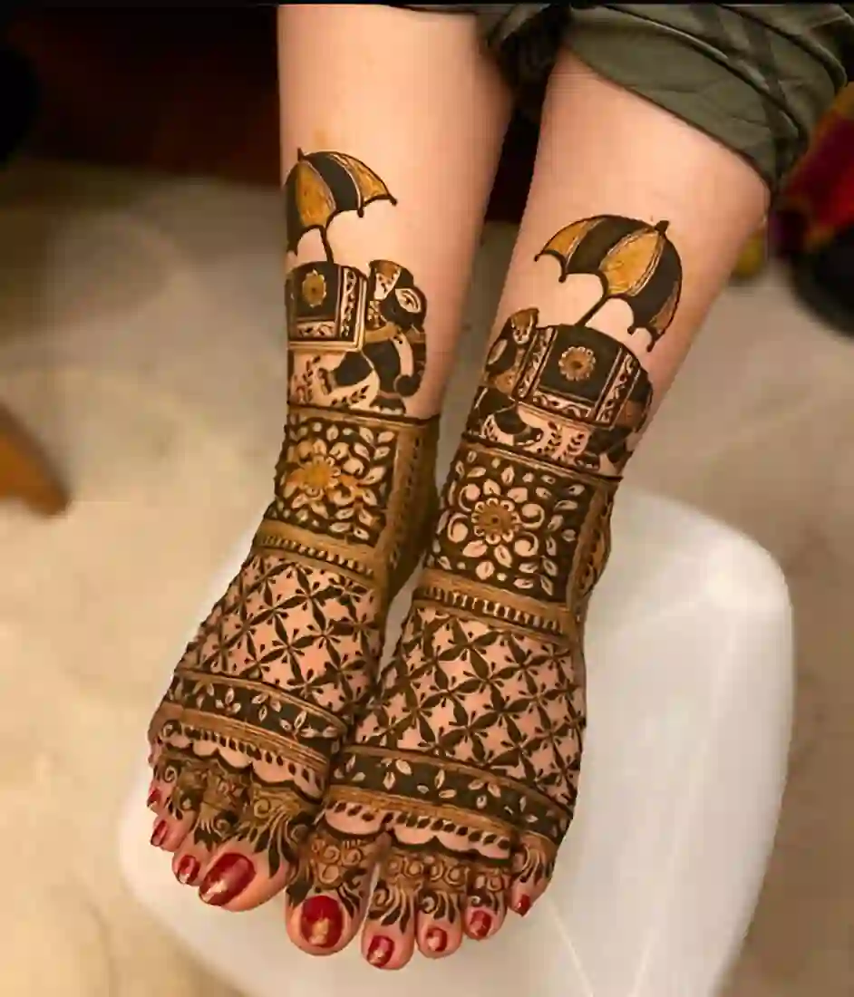 Simple Traditional Mehndi Design