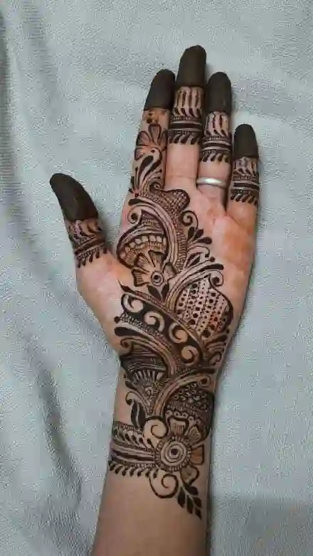 Arabic Mehndi Design Front