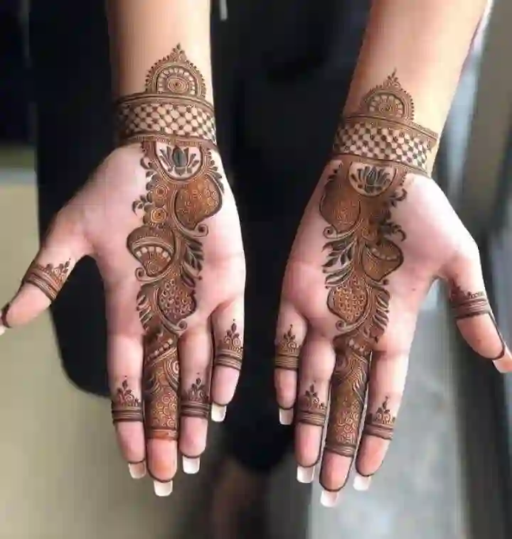 Bel Mehndi Design Front Hand Easy