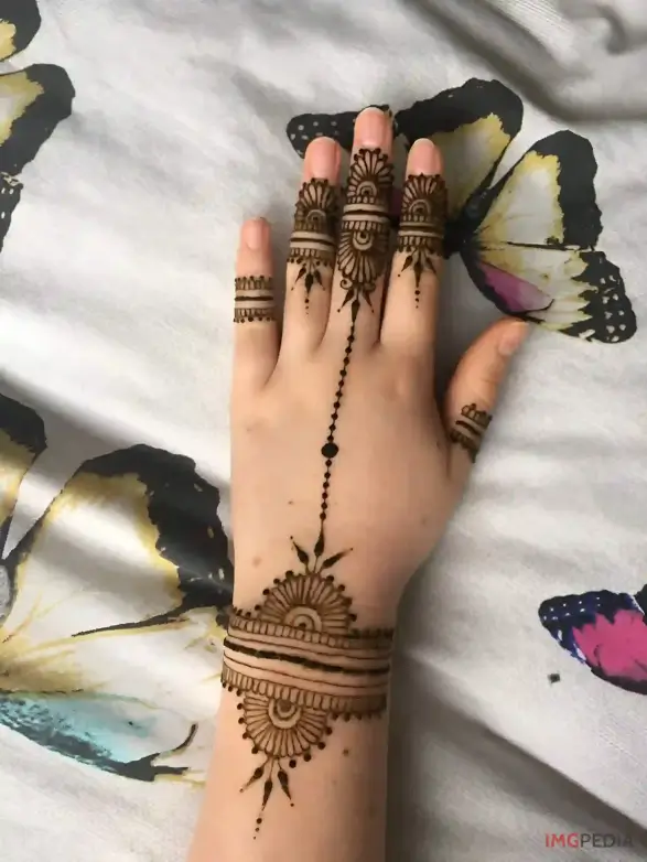 Mehandi Design Back Hand