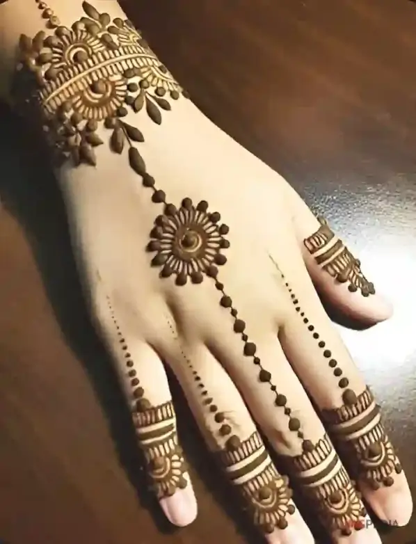 Minimalist Mehndi Design