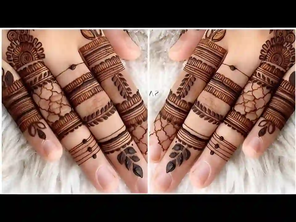 Henna Tattoo Mehndi Finger Designs Easy