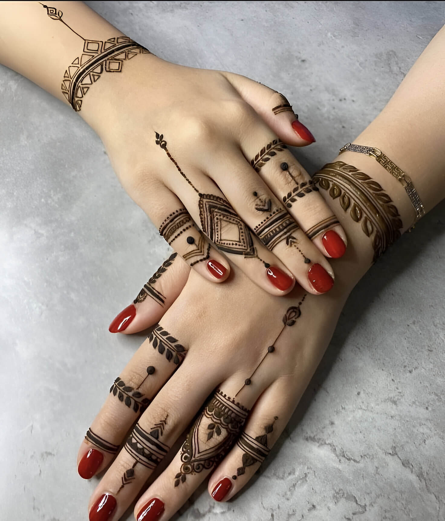 Geometric Patterns mehndi design 4