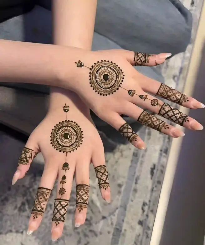 Mehndi Finger Designs Easy