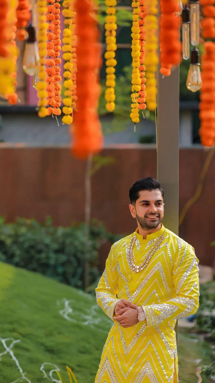 Haldi Poses for Groom 2