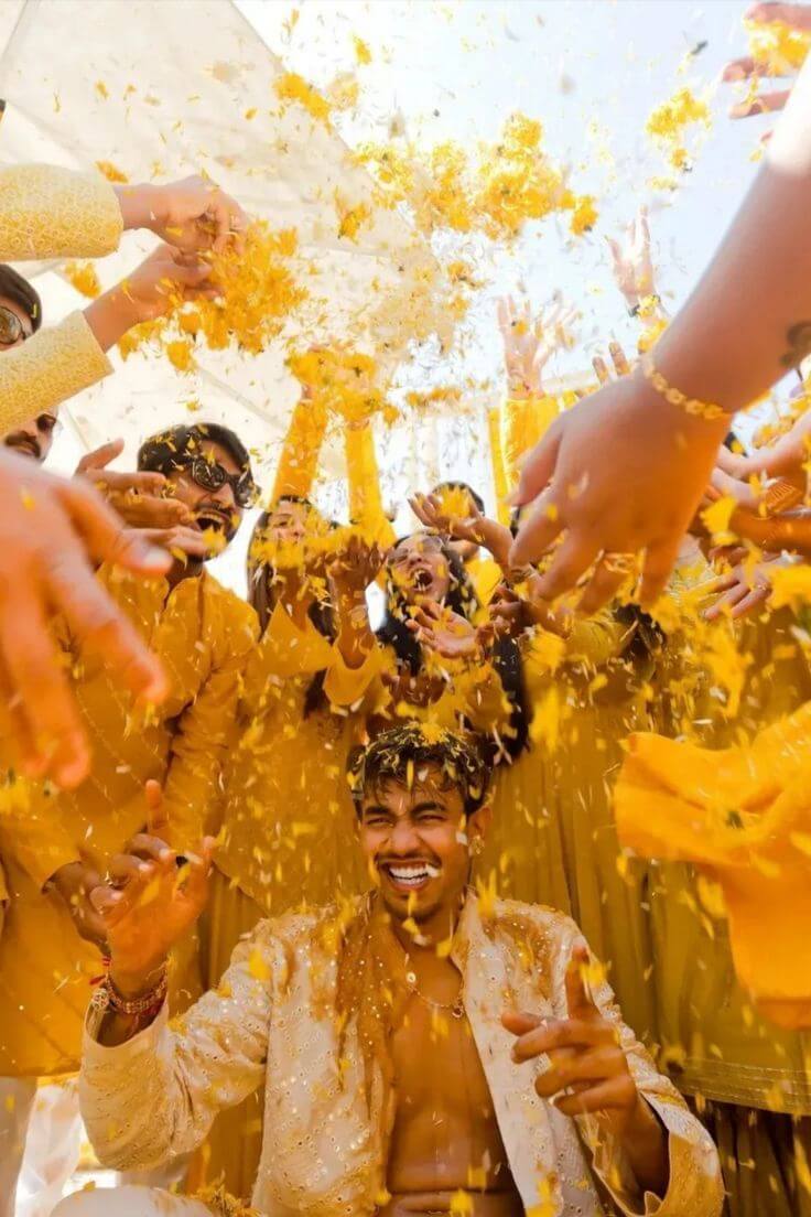 Haldi Poses for Groom 5