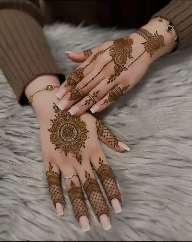 Finger Mehndi Designs Simple