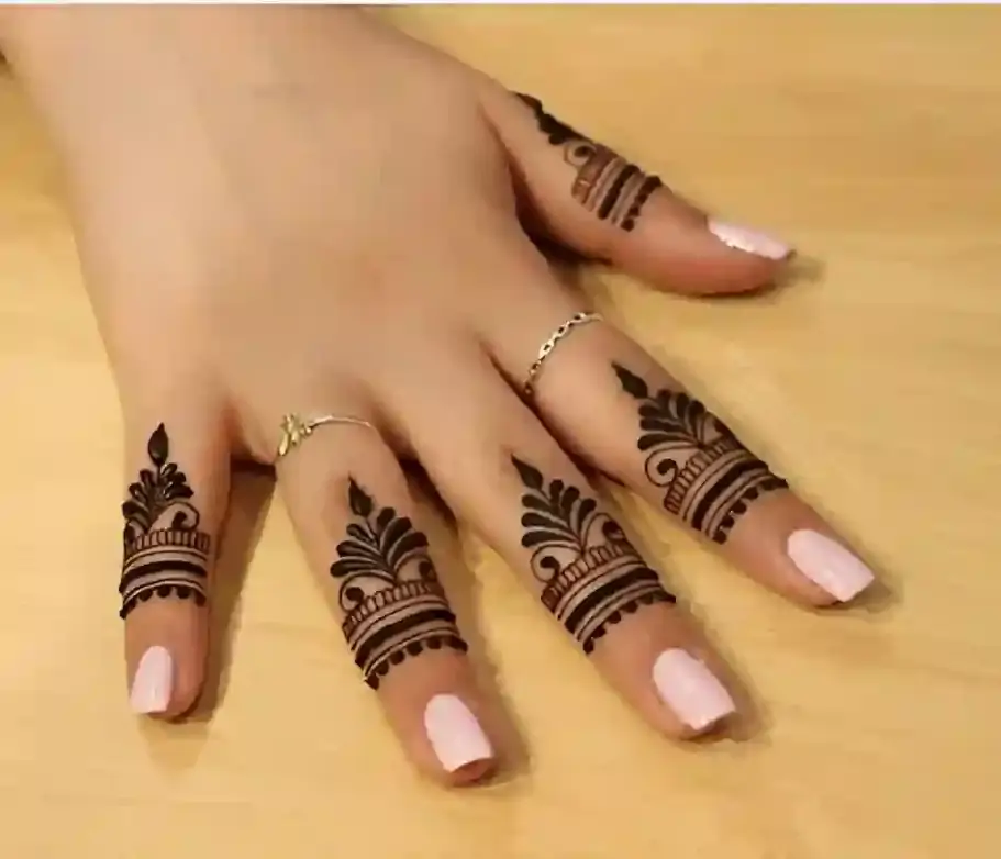 Easy Fingers Mehndi Designs