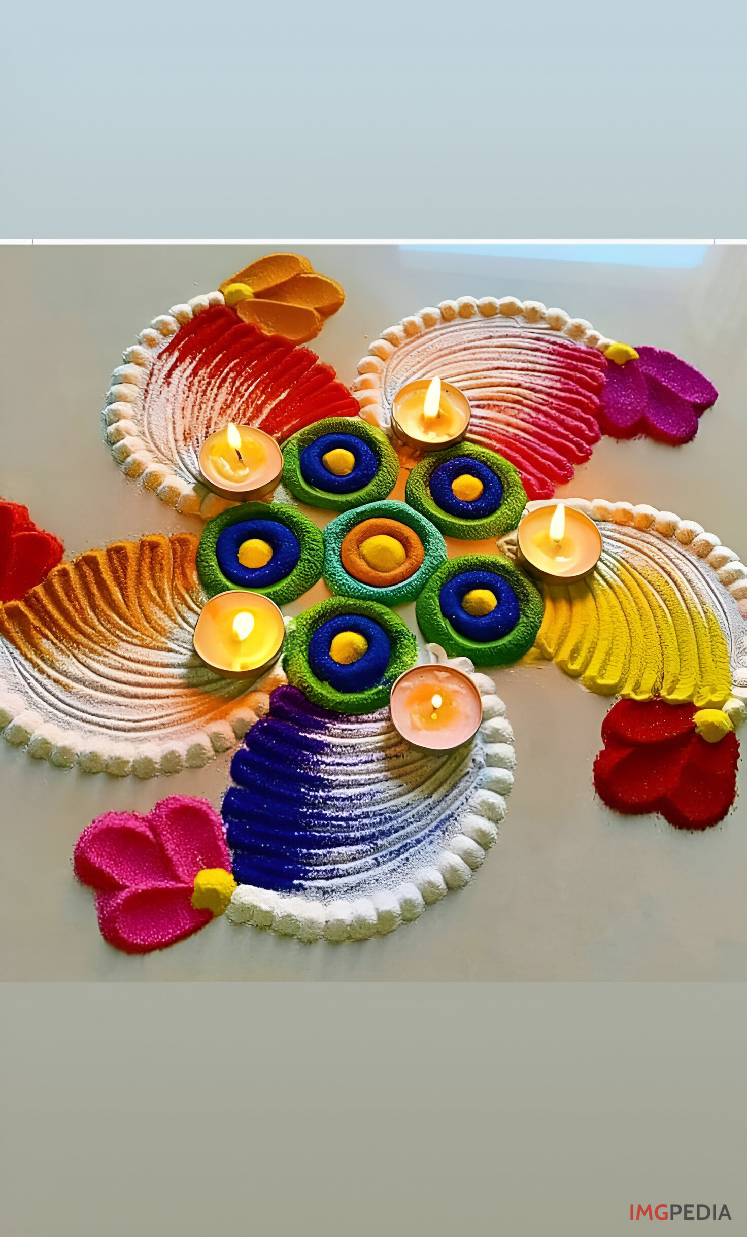 Modern Rangoli Design 1