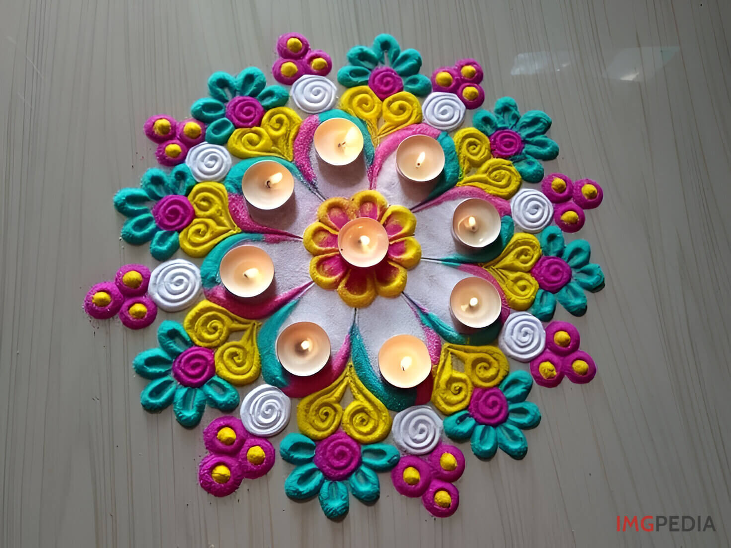 Modern Rangoli Design 2