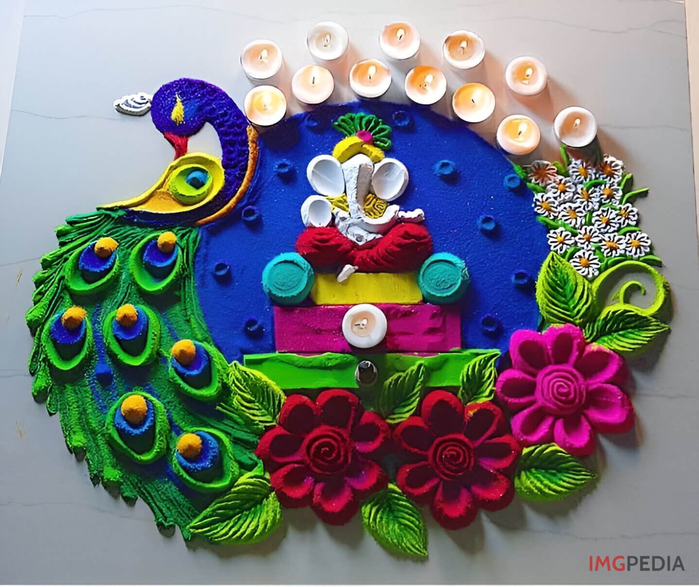 Modern Rangoli Design 3