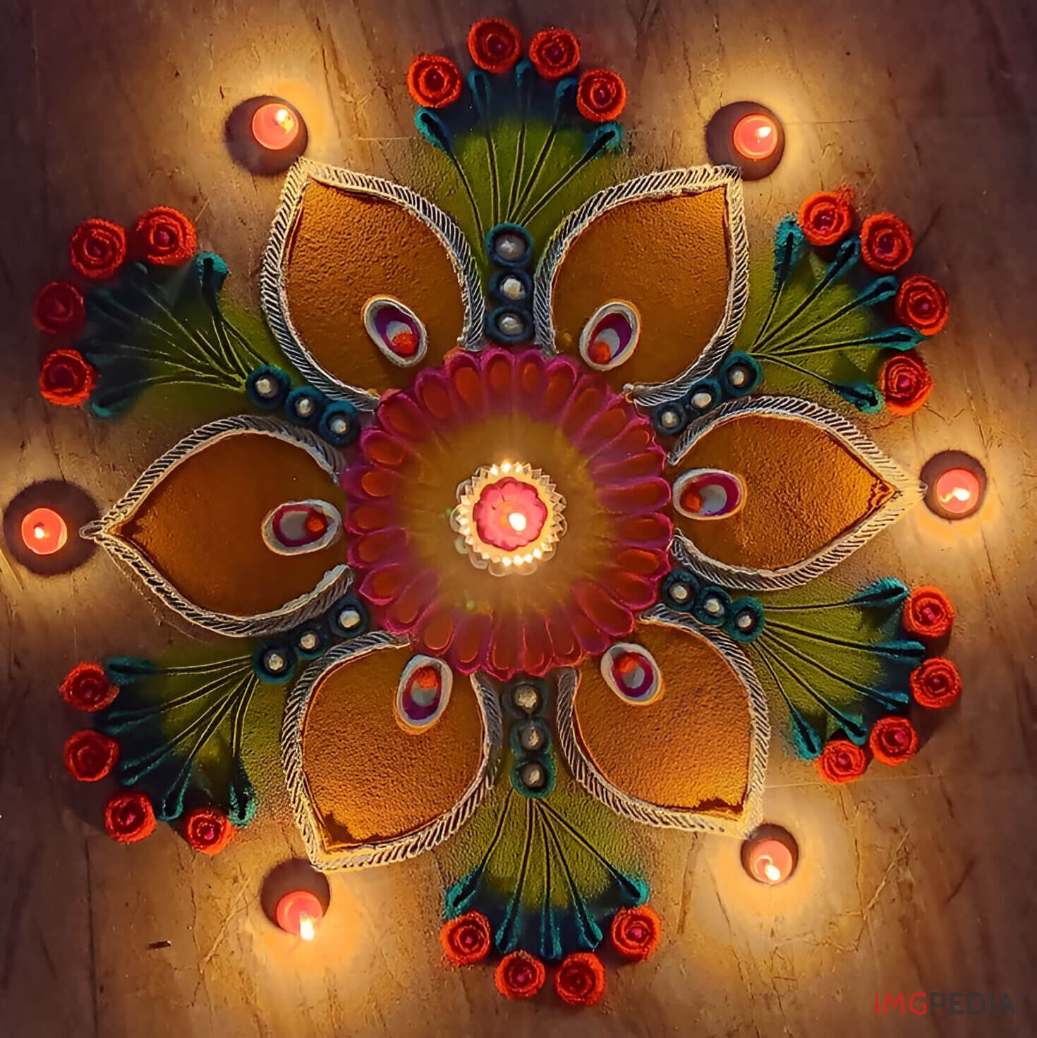 Modern Rangoli Design 4