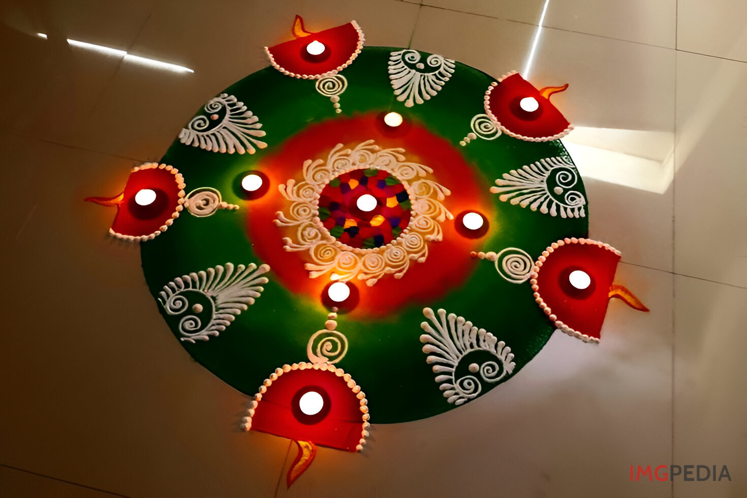 Modern Rangoli Design 7