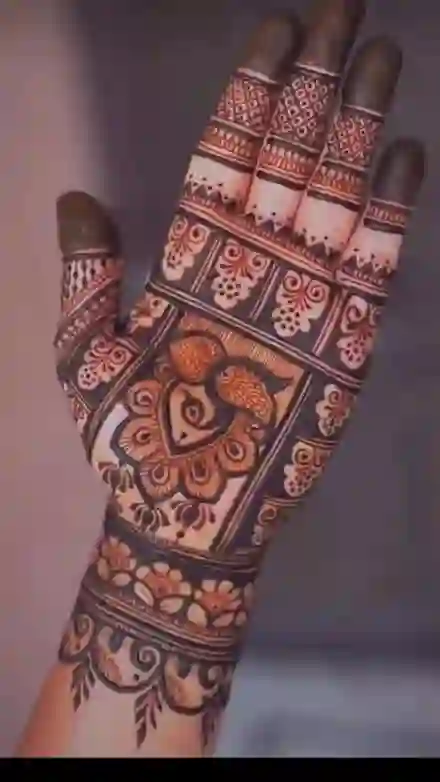 Royal Mehndi Design Front Hand