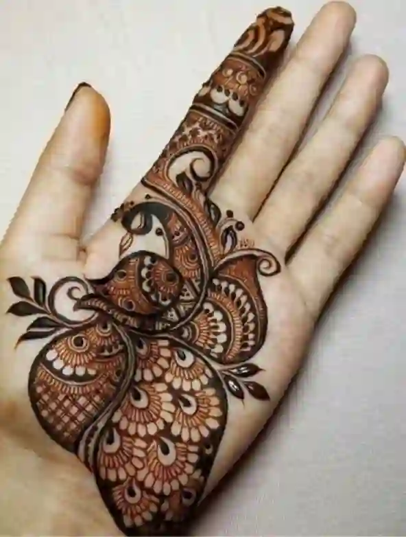 Easy And Simple Front Hand Mehndi Designs