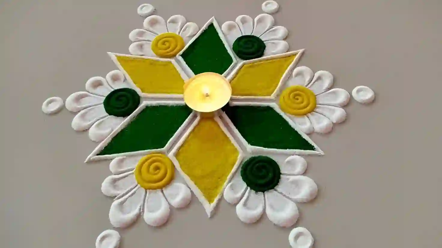 Geometric Rangoli Patterns