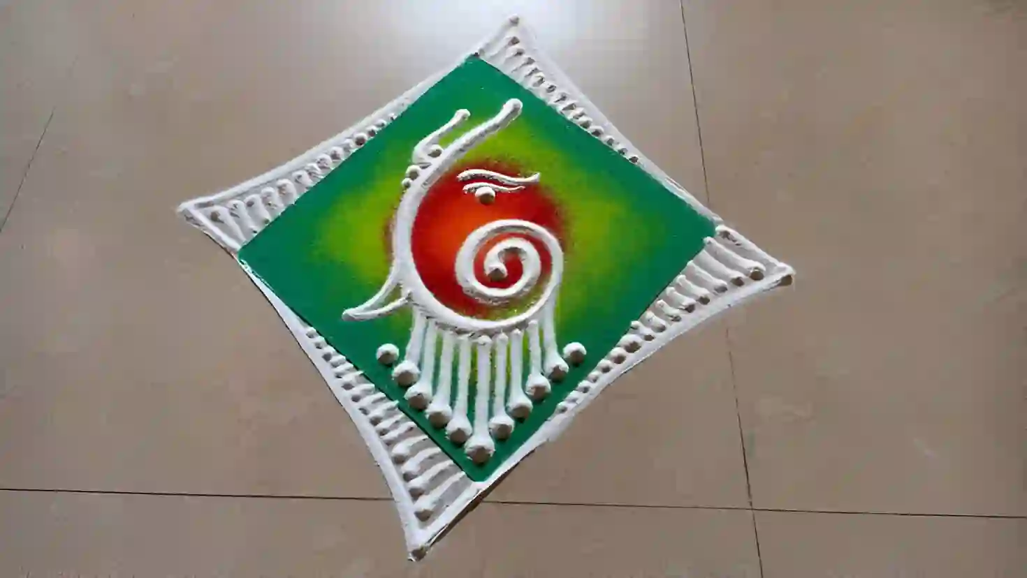 Simple Geometric Rangoli Design