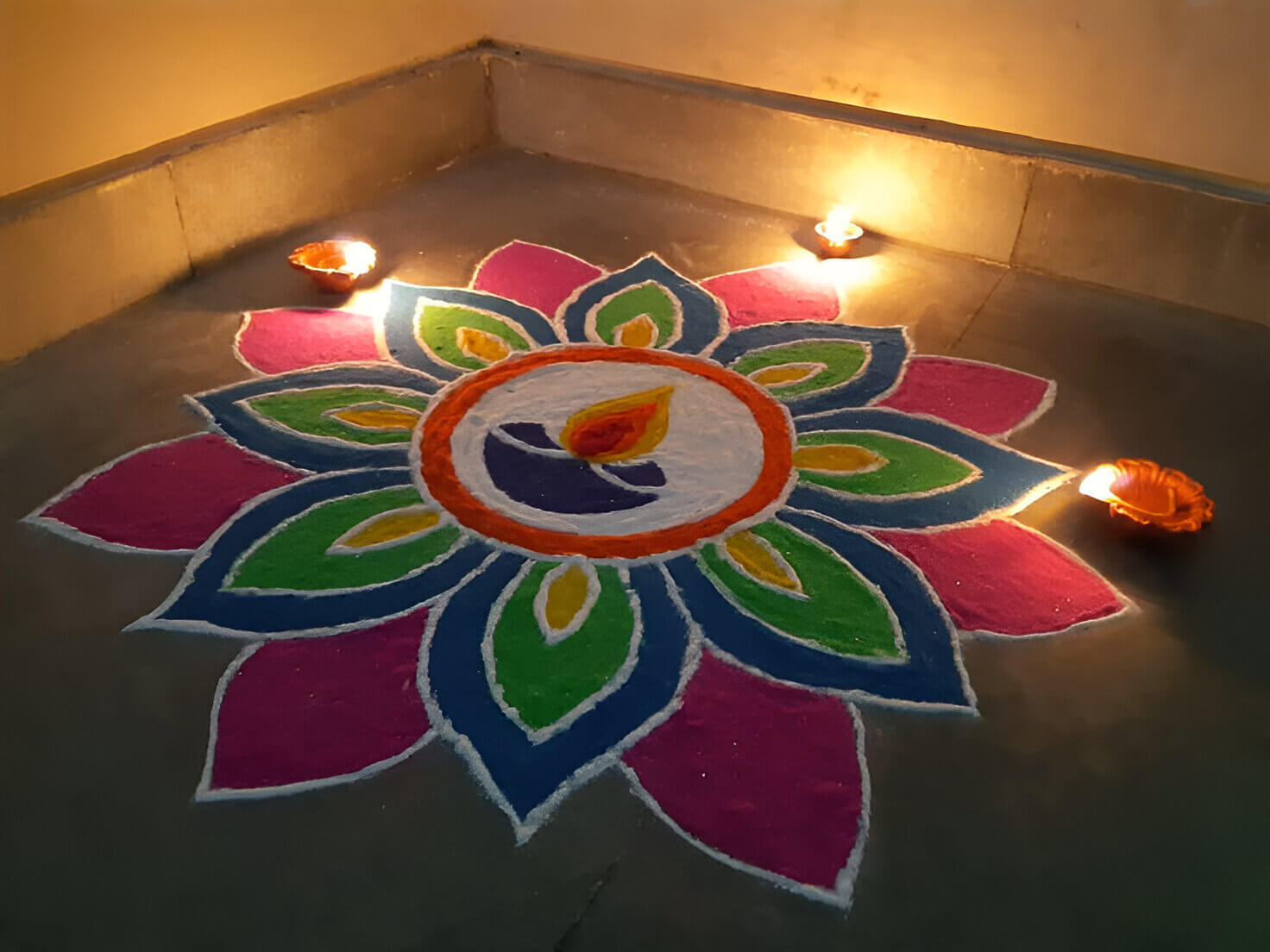 Traditional Rangoli Designs for diwali 6