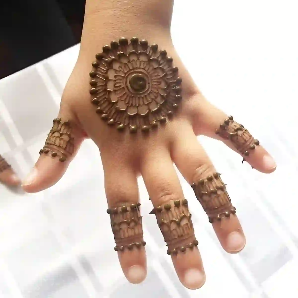 Arabic Floral Mehndi Design