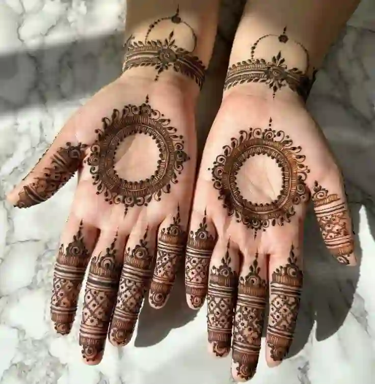 Easy Arabic Mehndi Design