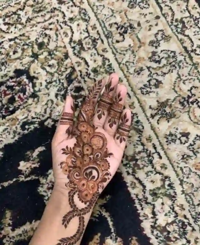 Stylish Arabic Mehndi Design